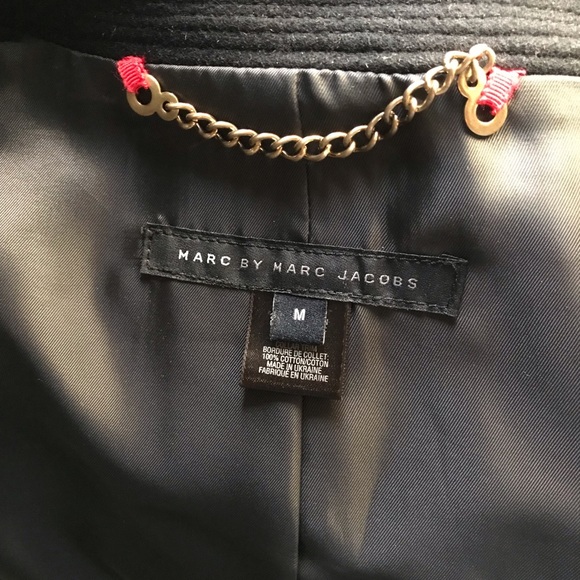 Rare Marc by Marc Jacobs Normandy Blue Military Jacket - Picture 6 of 6